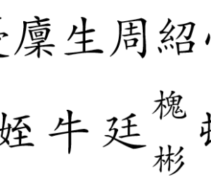 衛聖仲子六十九代孫自樹公墓誌