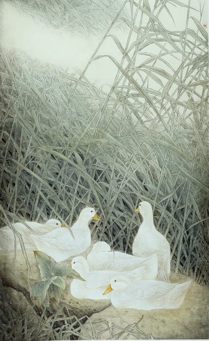 3-仲中晓作品《惊蛰》入展“首届‘草原情’全国中国画提名展”获优秀奖（中国美协主办）.jpg