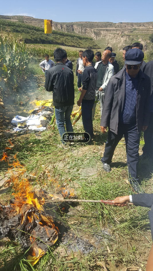 去祖坟烧纸、磕头