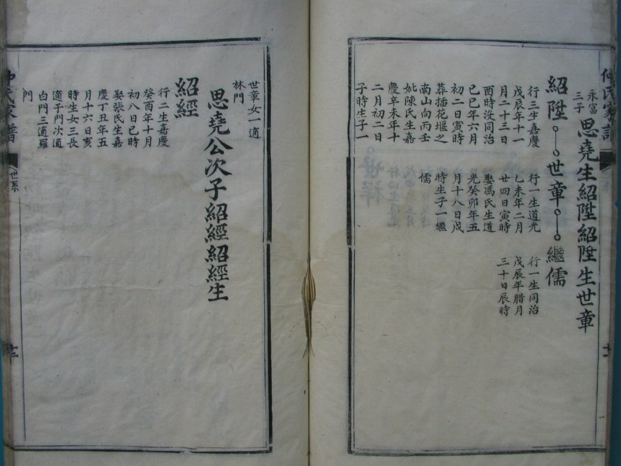 [分享]四川绵竹仲氏家谱（義部）