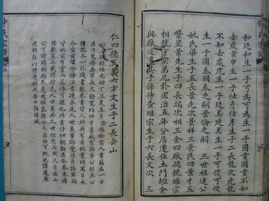 [分享]四川绵竹仲氏家谱（仁部）