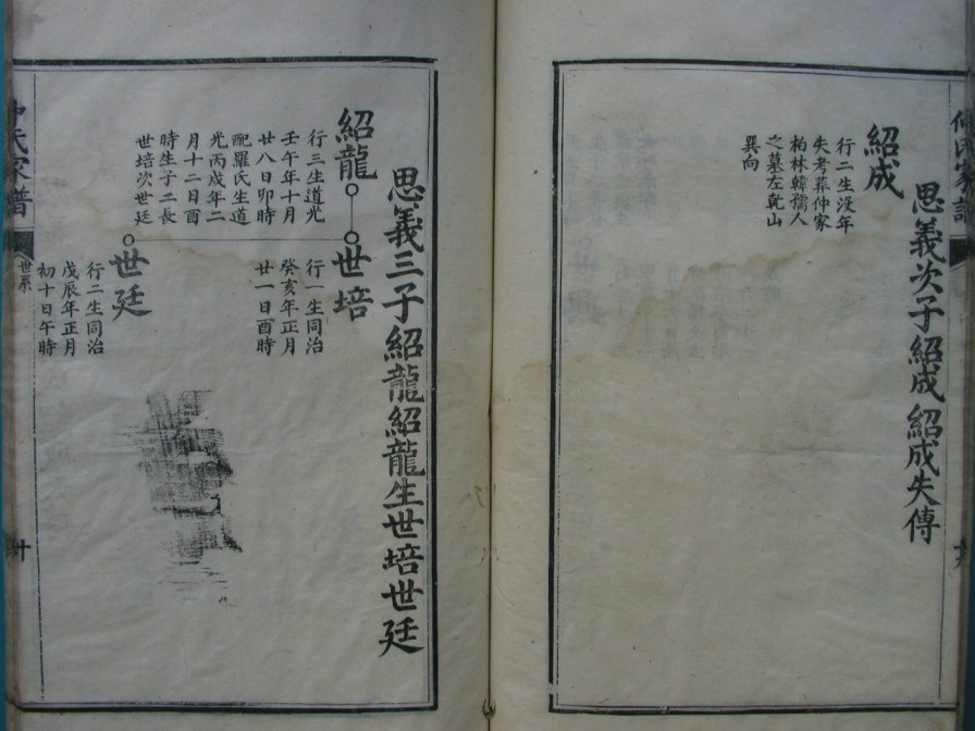 [分享]四川绵竹仲氏家谱（義部）