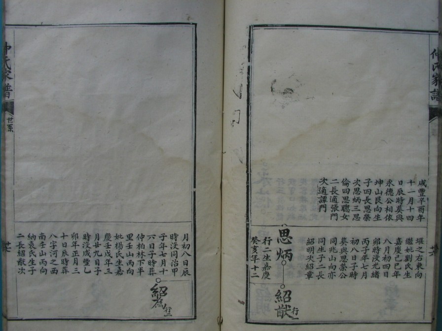 [分享]四川绵竹仲氏家谱（義部）