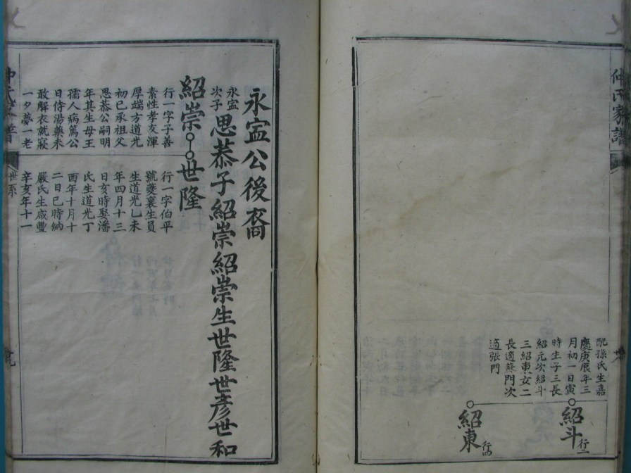 [分享]四川绵竹仲氏家谱（義部）