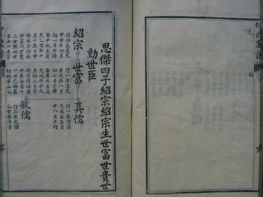 [分享]四川绵竹仲氏家谱（義部）