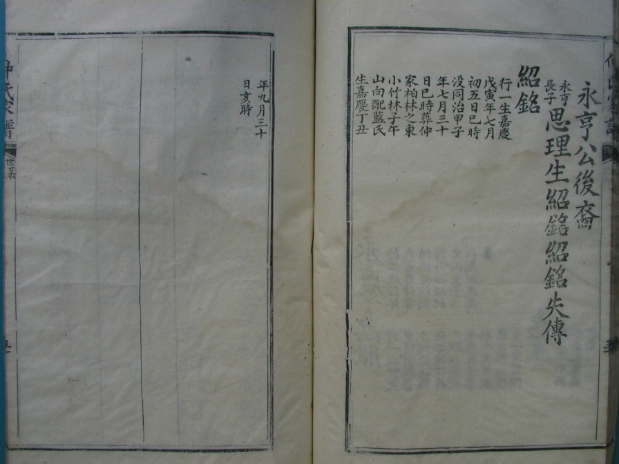 [分享]四川绵竹仲氏家谱（義部）