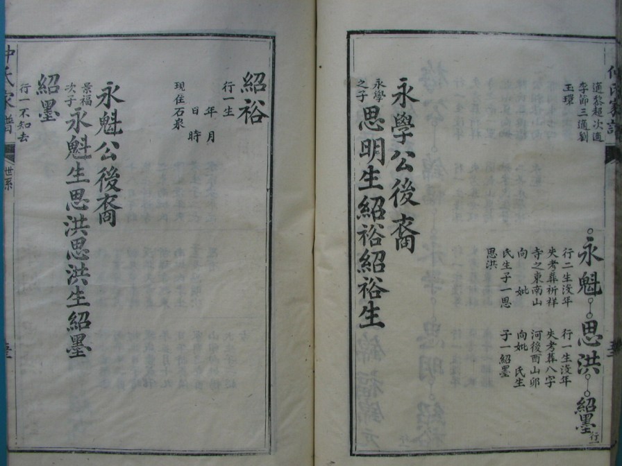 [分享]四川绵竹仲氏家谱（義部）