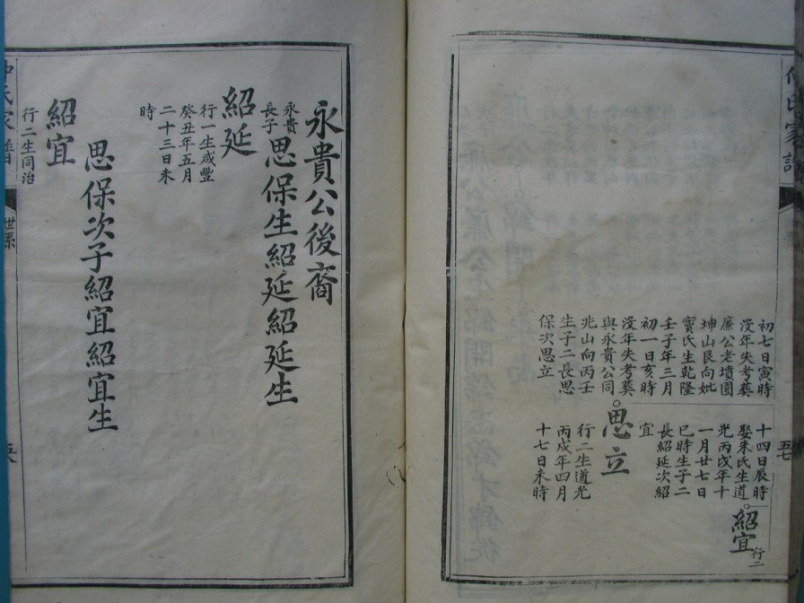 [分享]四川绵竹仲氏家谱（義部）