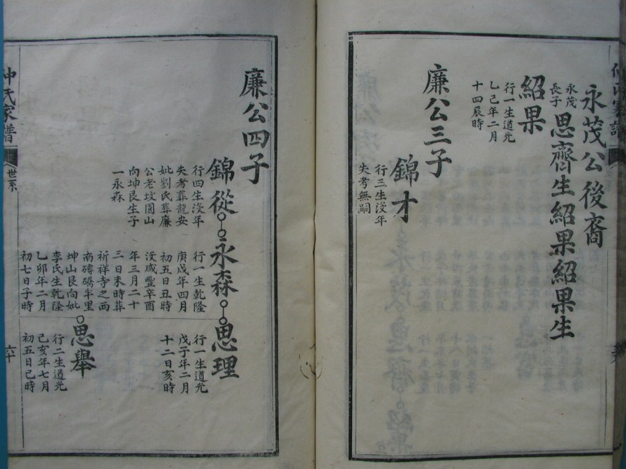 [分享]四川绵竹仲氏家谱（義部）