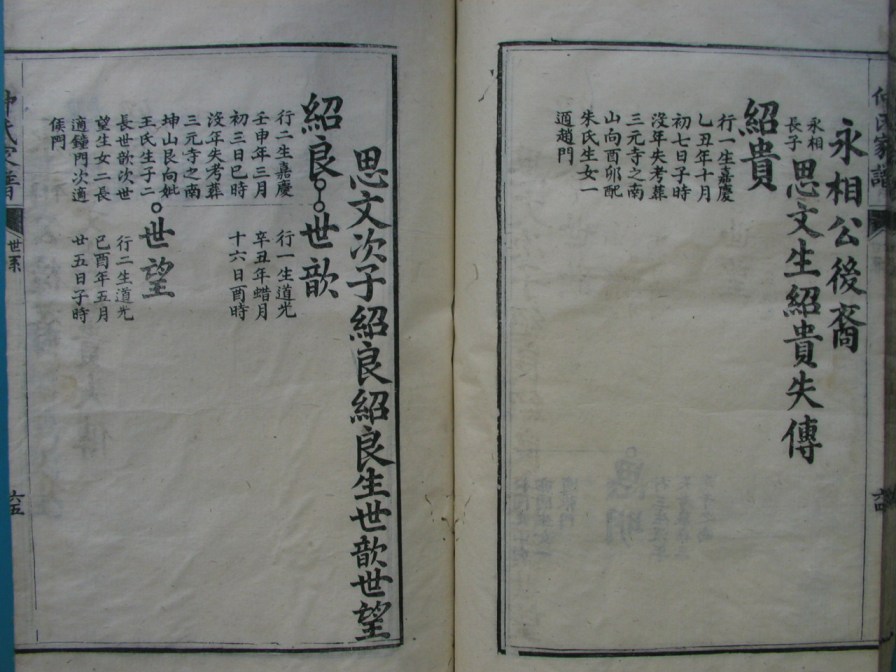 [分享]四川绵竹仲氏家谱（義部）