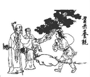 先贤仲子绘像之二十四孝篇