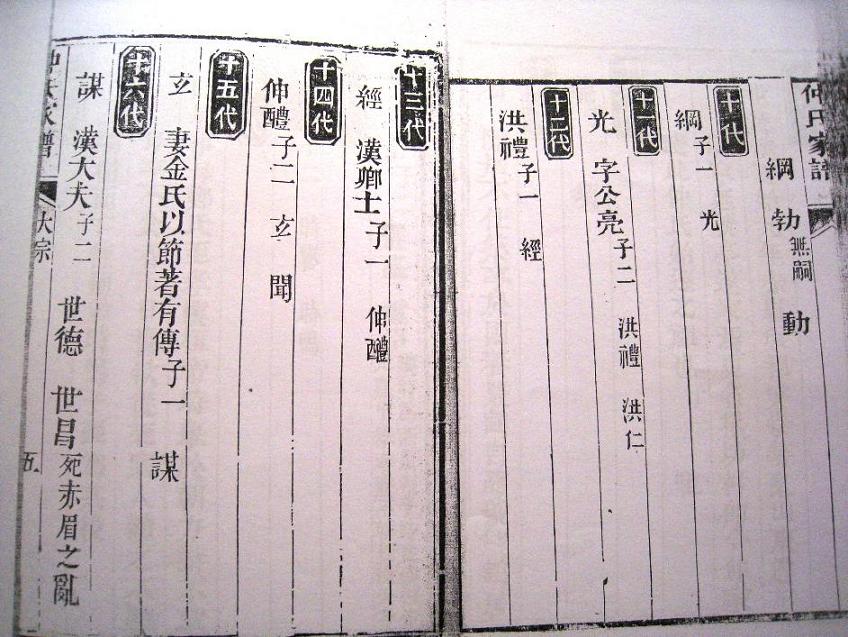2011第一帖：仲家浅村翰博支谱