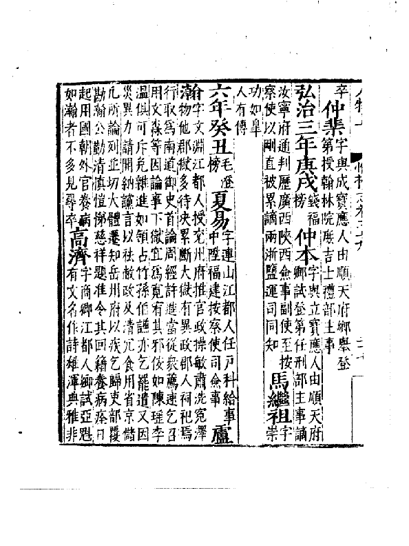 明代部分地方志中的仲姓先辈